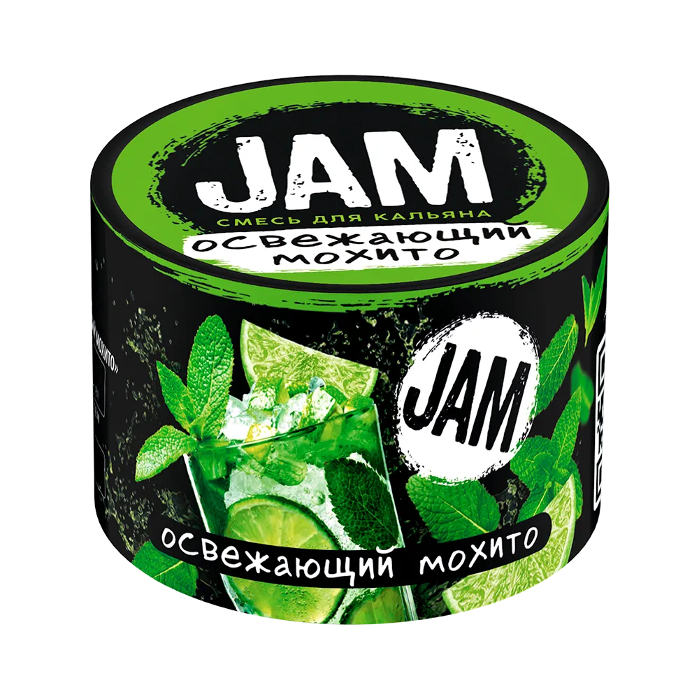 Jam8. Бестабачная смесь для кальяна Jam. Jam 50 гр. Jam жижа Мохито. Бестабачная смесь Jam — освежающий Мохито.